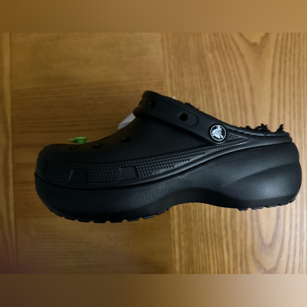NWT CROCS CLASSIC LINED Platform CLOGS W8 NWT - image 3